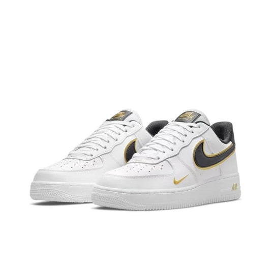 Nike Air Force 1 Low White Black Gold