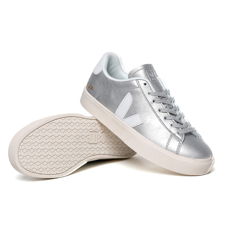 Veja Campo White Silver